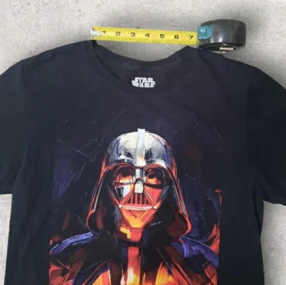 Star Wars Shirt Adult Medium Black Short Sleeve Crew Neck Darth Vader - Picture 5 of 7